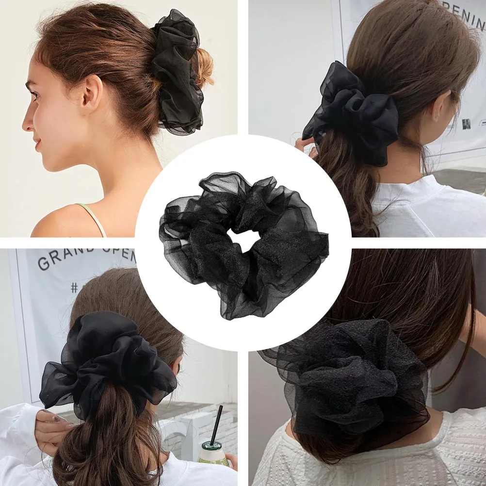 

Elastic Hair Ties Rings Headb Women Girl Accessories Ponytail Holders Scrunchies Stretch Rope Thin Thick Hair Everyday