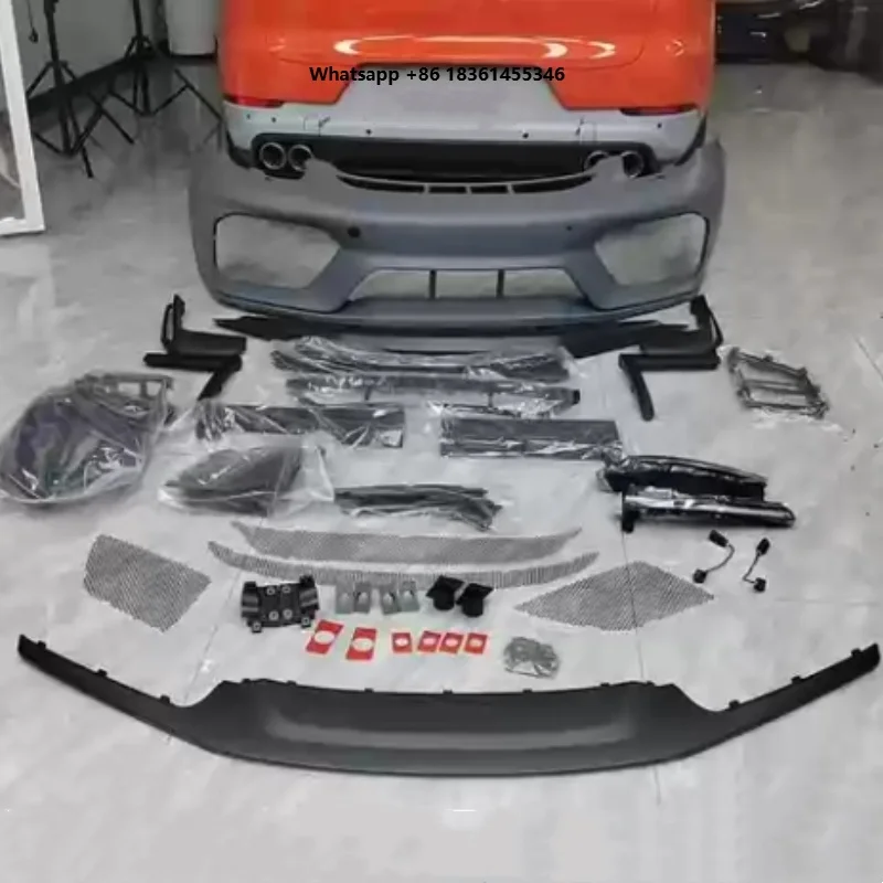 Car body accessories Car Front Bumper Assembly for Modified to GT4 New Unpainted Bumper Body Kit Auto Part