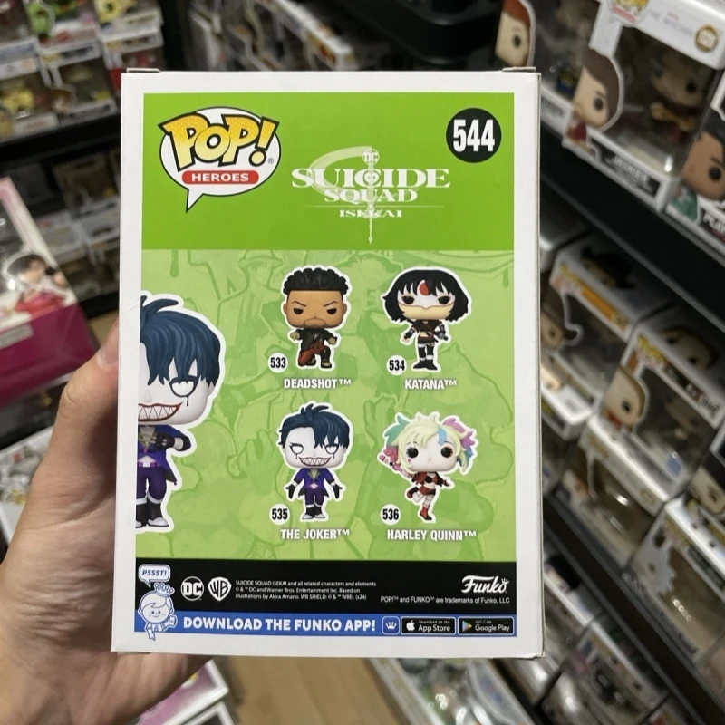 Funko Pop! The Joker 544 Limited Chase DC Heroes Suicide Squad Isekai Vinyl Figure Anime Collectible Model Desktop Decor Gift - view 3