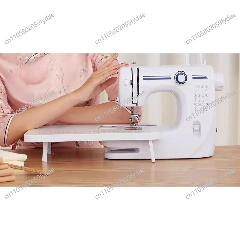 608A Sewing Machine - Home Use Electric Desktop Lockstitch Small Multi-Functional Twin-Needle Mini Sewing Machine