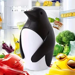 Scatola di soda per frigorifero a forma di pinguino carino, purificatore d'aria da cucina, per mantenere la scatola di deodorante fresco, utensili da cucina, trasporto di goccia