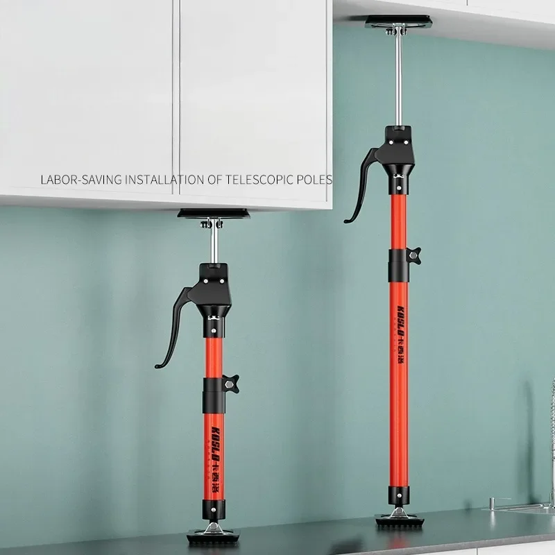 Adjustable Heavy Duty Telescopic Support Rod Hanging Cabinet Lifting Install Jack Bracket Drywall Frame Construction Auxiliary