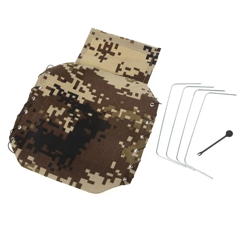 Professional Canvas Hood Cover Cloth for WPL B16 C24 C14 B24 Military Vehicle