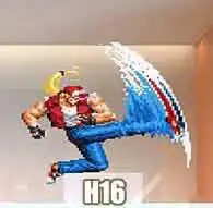 The King of Fighters Pixel Figure Yuri Sakazaki Material Rock Howard Blue Mary Saishu Kusanagi Game Puzzle Retro arcade ornament