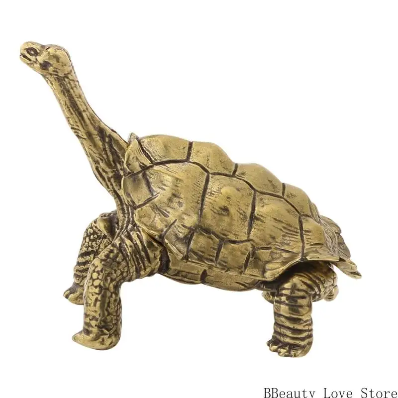 

Antique Brass Jewelry Box With Double Function Ashtray And Organizers Artistic Turtles themed Brass Container