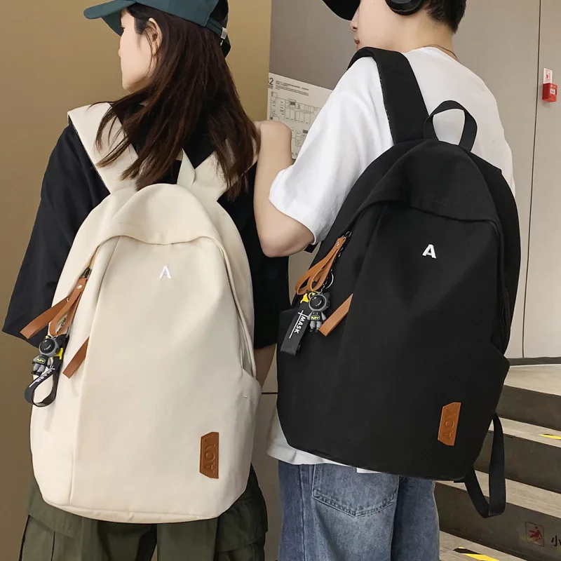 スクールバッグ-新しい大学生向け-インスタ映え-クール-シンプル-大容量-ショルダーバッグ-女子中学生-旅行バッグ
