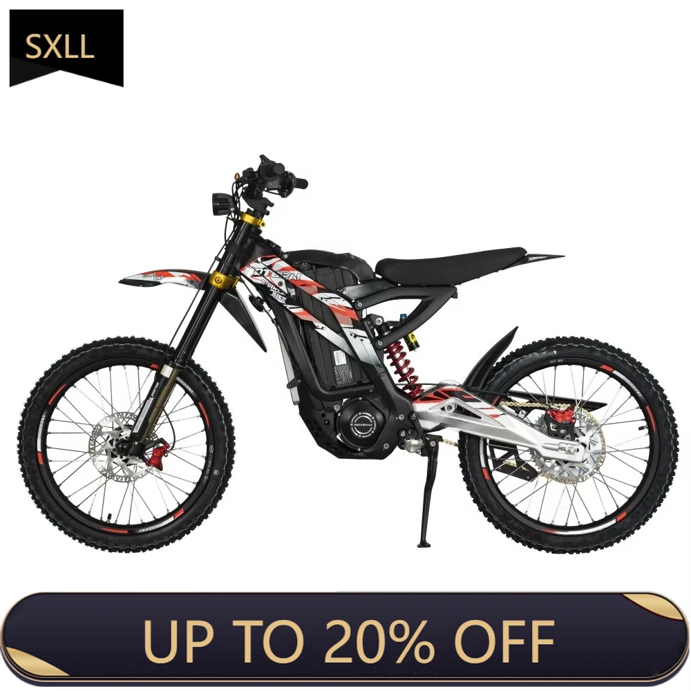 

Электрический внедорожный мотоцикл SXLL 2023, 72В 35Ач, 80 км/ч, мощный гоночный горный велосипед