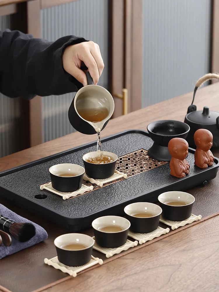 

Luxury Vintage Tea Set Tea Cup Ceramic Handmade Chinese Kung Fu Tea Set Porcelain Teaware Tea Ceremony Set juego de te Teaware