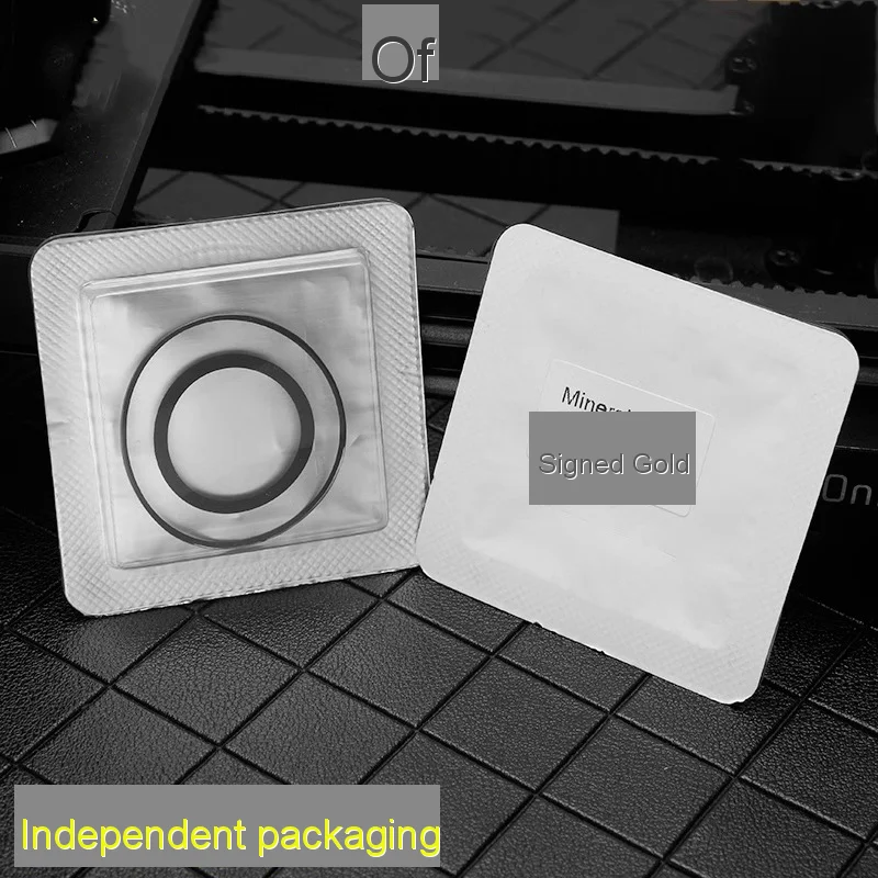 Oval Double bridge Mineral Glass For Swarovski  5158548 5200339 5230943 5296319 5158517 rose gold silver black edge mirror glass