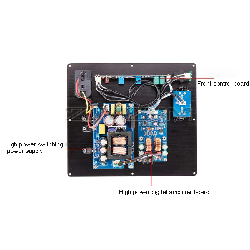 TPA3255 디지털 서브우퍼 액티브 스피커 AC220V 고출력 밸런스드 HIFI 앰프 보드 20Hz-200Hz