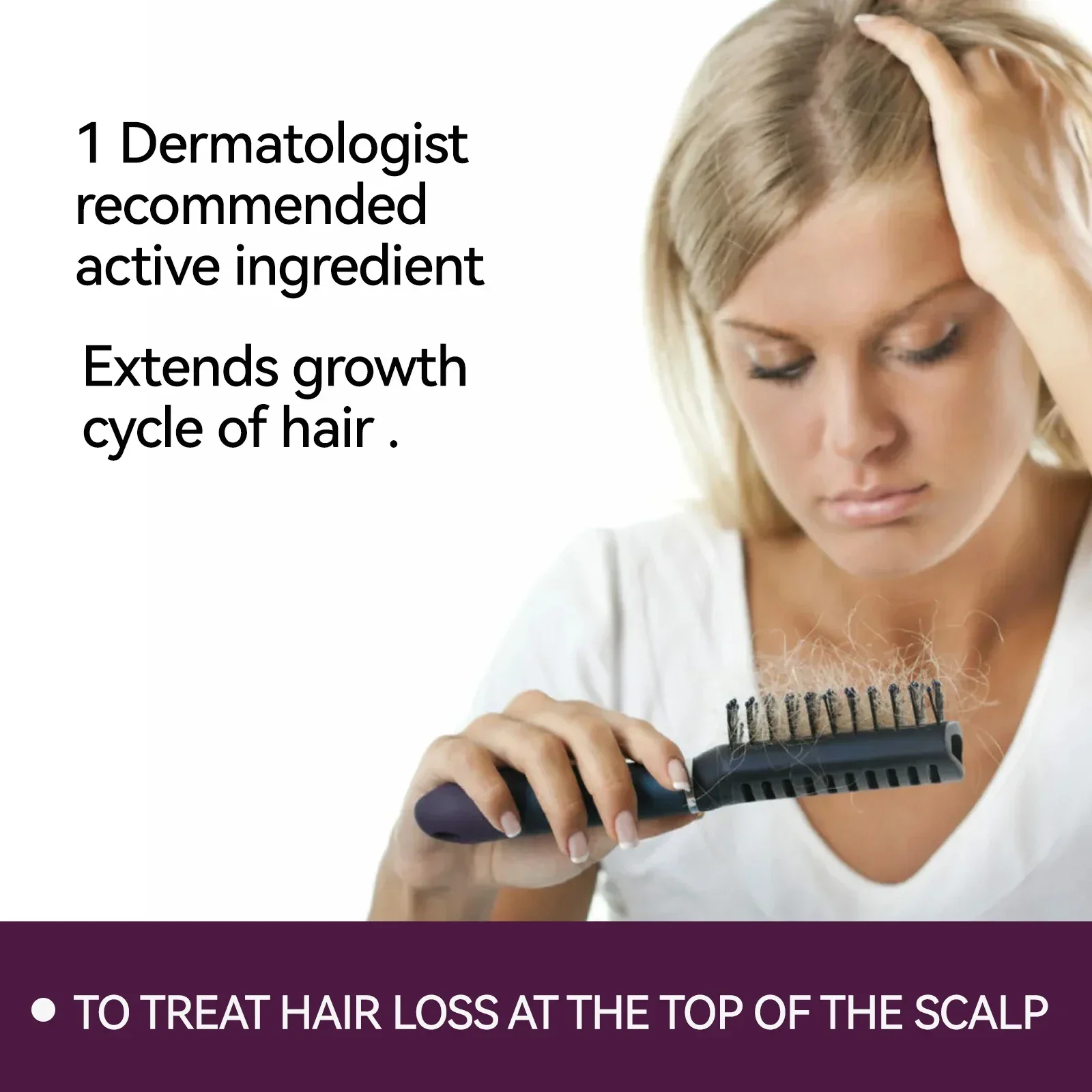 

Scalp Volumizing Foam Hair Serum Ginseng Essence Root Extract Fuller Thin Fine Hair Density Spray Treatment Care