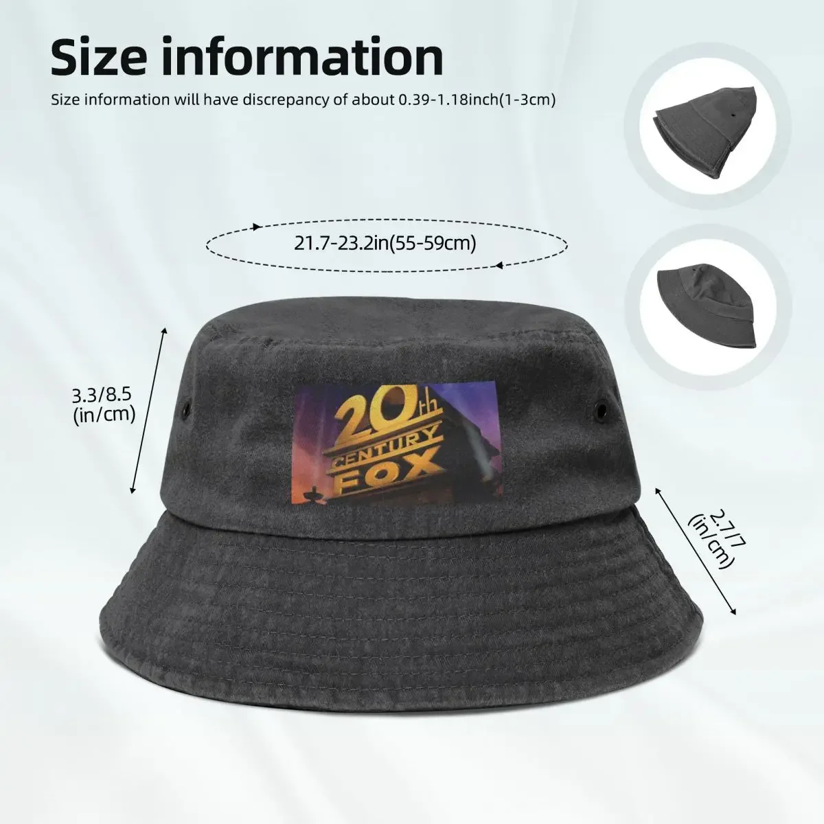 20th Century Fox topi Bucket klasik topi Anime topi kuda bisbol Pria Wanita