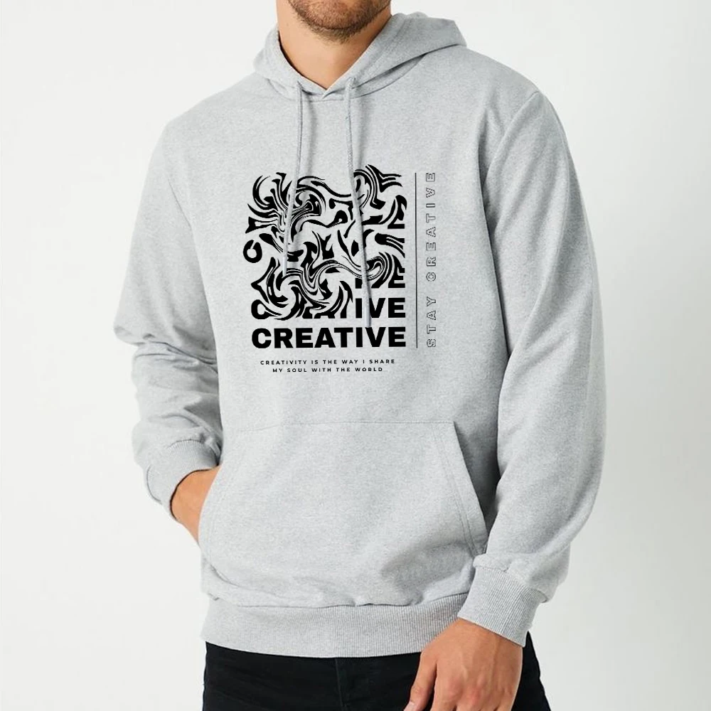 Creative Graphic Printed Sweatshirt Oversize Loose Casual Hoodies Autumn Warm Long Sleeves Casual Pullover Fashion Mens Clothing