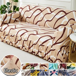 Elastic Sofa Cover For Living Room Printed Sofa Slipcover L Shape Sofa Furniture Protector Cover Bedroom Home Decor Couch Cover