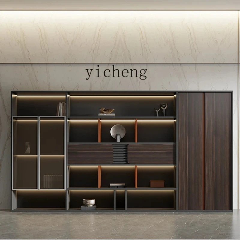 D7- file cabinet wooden boss desk background cabinet file data cabinet with lock storage