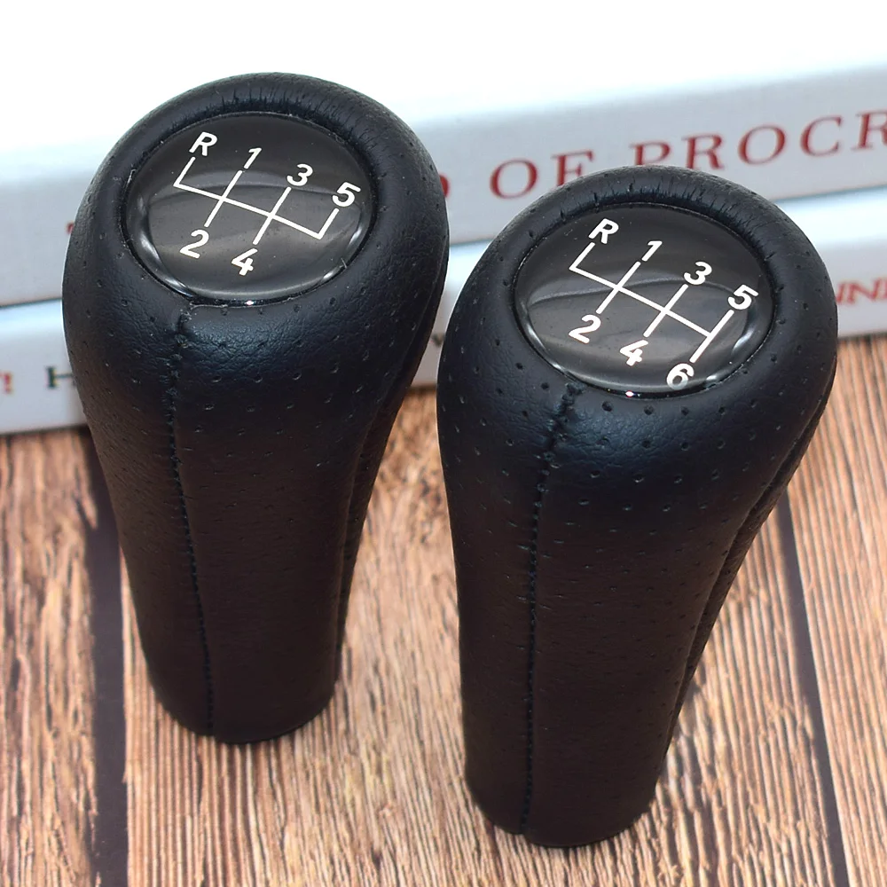 5/6 Speed Advanced Leather Gear Shift Knob For BMW 1 3 5 6 Series E30 E32 E34 E36 E39 E46 E53 E60 E61 E63 E81 E82 E90 Gear Head