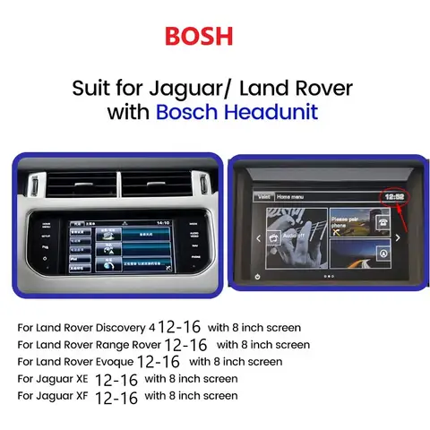 iManAuto 무선 카플레이 안드로이드 오토 랜드로버 재규어 보쉬 디스커버리4 이보크 프리랜더2 XE XF XJL 디코더 호환