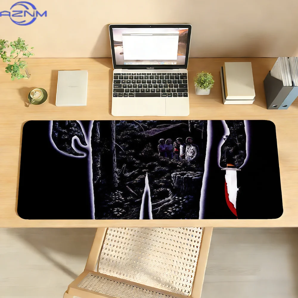 Alfombrilla de ratón antideslizante con diseño de 13 películas de Friday the 13th, accesorios para PC y portátil, alfombrilla de
