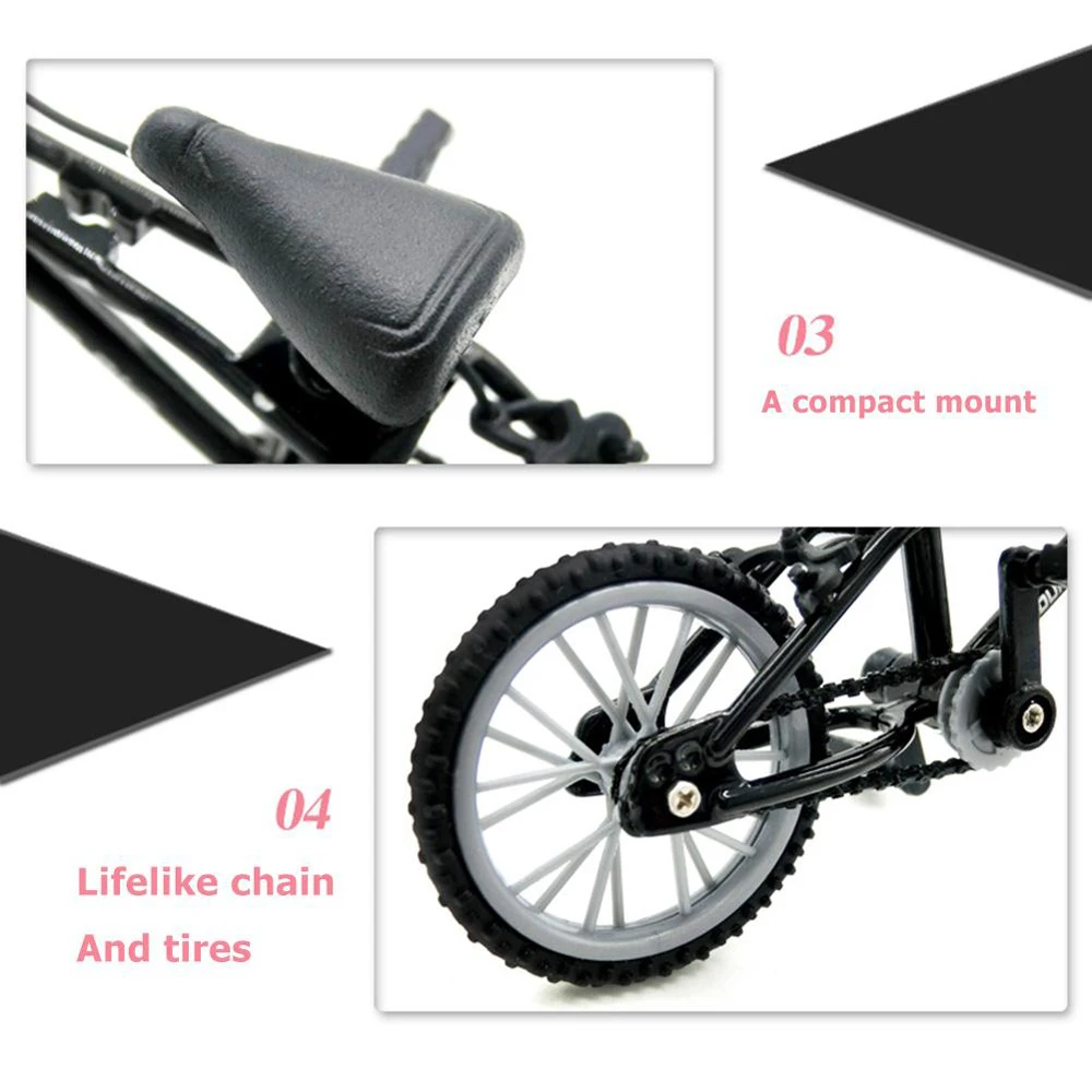 

High quality for Children Alloy Model Toys Spare Tire BMX Bicycle Mini Bike Finger Bmx Bike Mini Finger Bike
