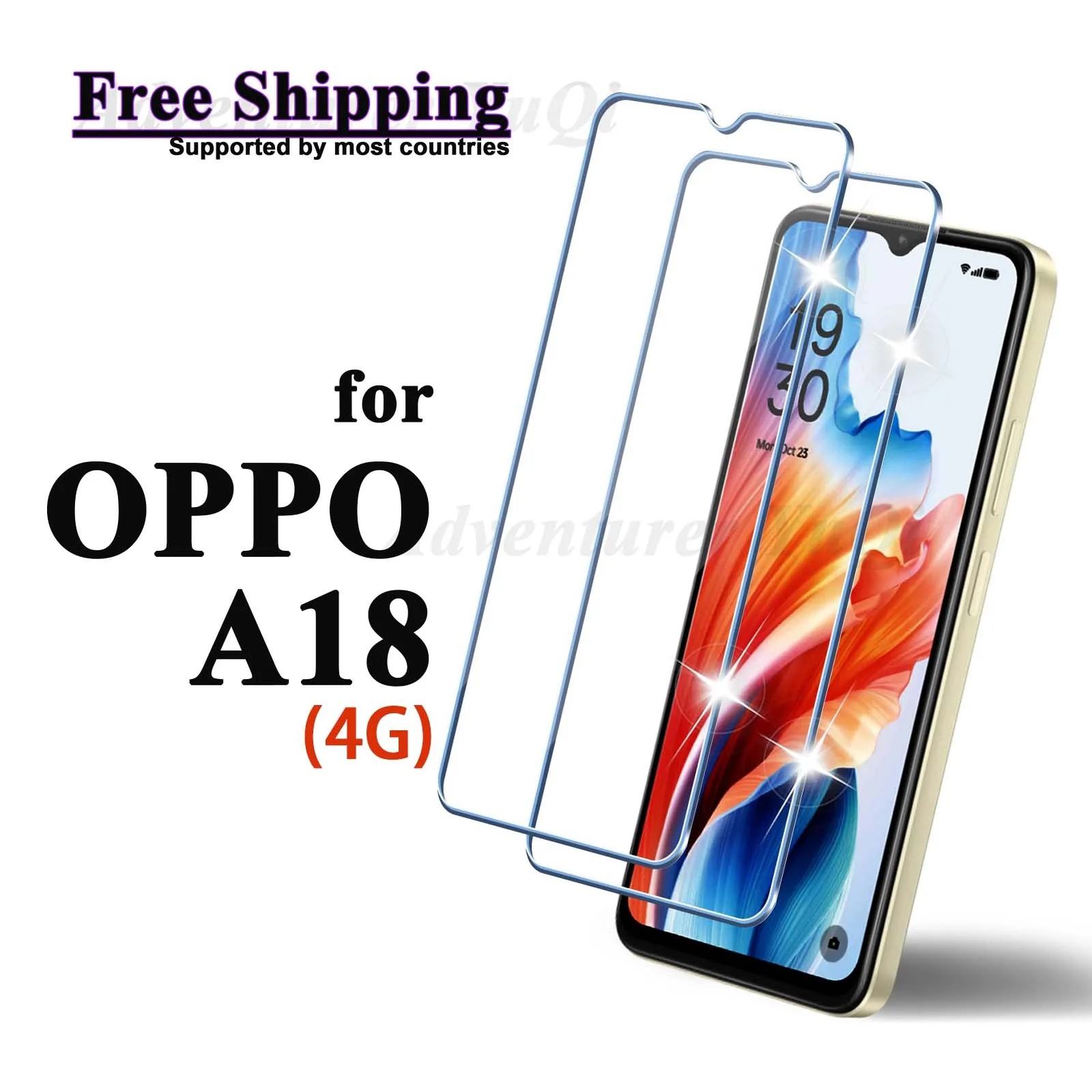 

Screen Protector For OPPO A18 4G Tempered Glass HD Crystal 9H High Aluminum Anti Scratch Case Friendly