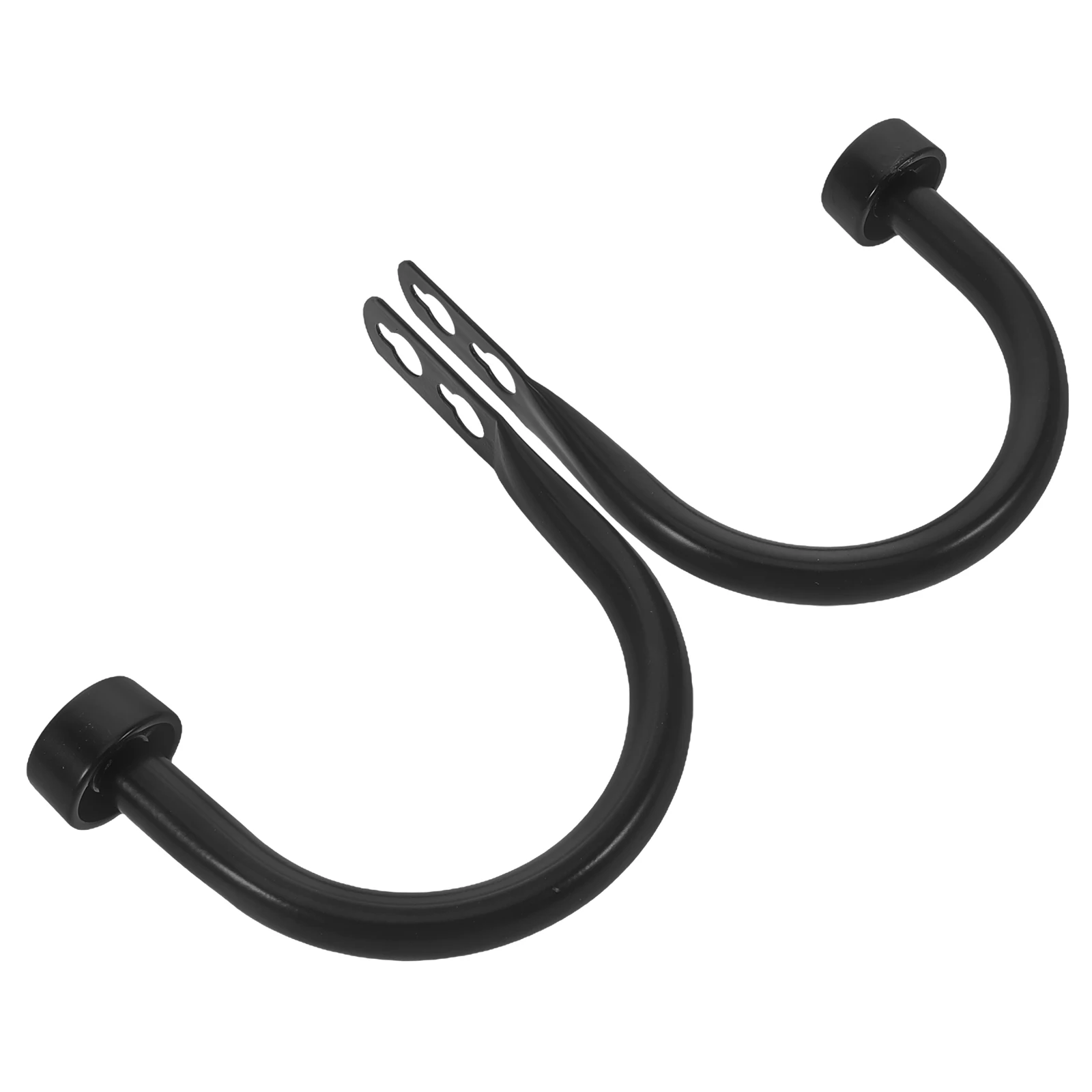 

2Pcs Iron U Shaped Curtain Hooks Tiebacks Holdbacks Wall Mount Pull Backs Holder Modern Window Decor Accessories