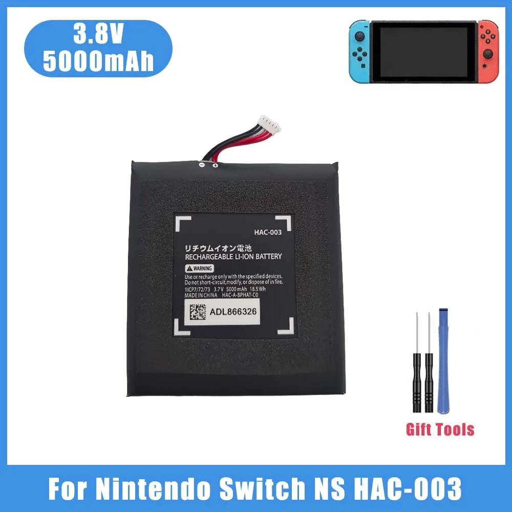 HAC-003 5000mAh  Rechargeable Battery For Nintendo Switch Ns Game Console Internal Upgrade Battery With Tool Kit