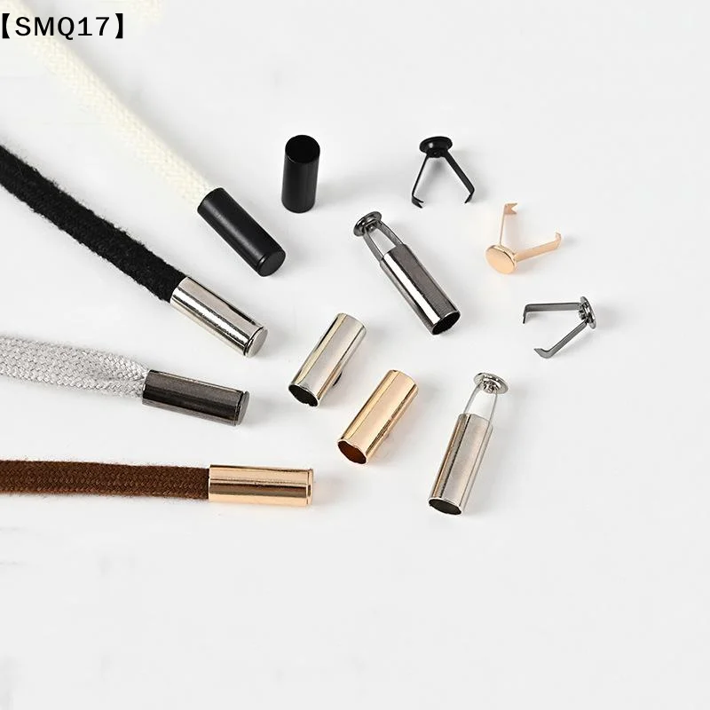 10pcs Heavy Duty Adjustable Metal Cord Lock Clips Secure Fastening For Shoelaces Bags Hoodies DIY Crafts Cables【SMQ】
