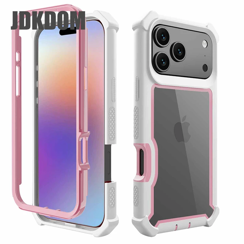JDKDOM حافظة لهاتف آيفون 17 Air 16 15 14 13 12 11 Pro Max Cover لهاتف آيفون 16 15 14 Plus 16E #1