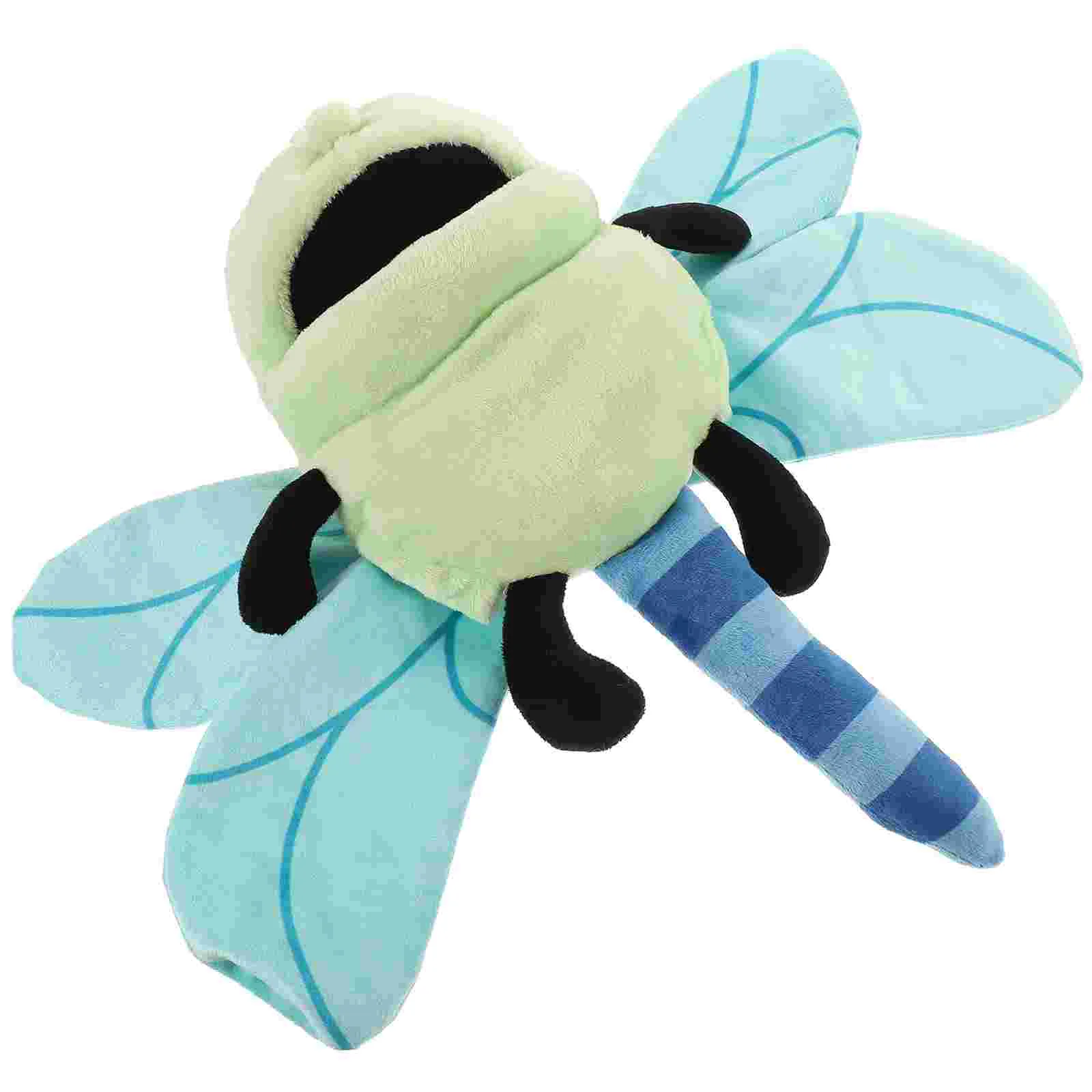 

Dragonfly Hand Puppet Dinosaur Stuffed Plush Simulation Model Early Education Parent-child