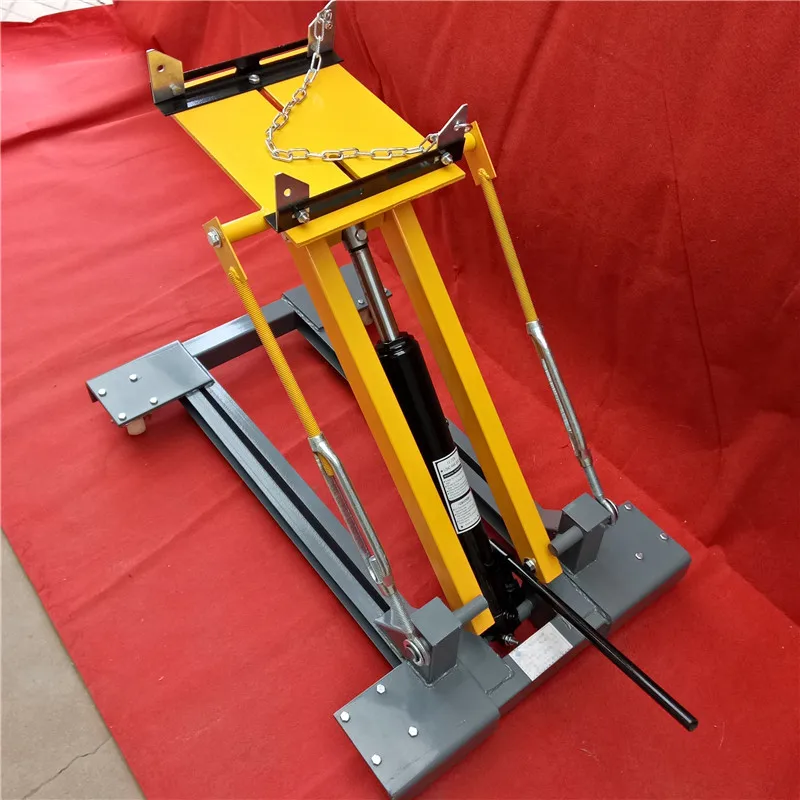 Hydraulic jack, horizontal jack, tray jack bracket