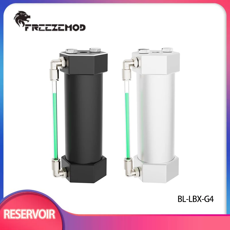 FREEZEMOD All Metal Aluminum Alloy Water Tank External Observation Window with High-pressure Resistance and 360 Degree.BL-LBX-G4