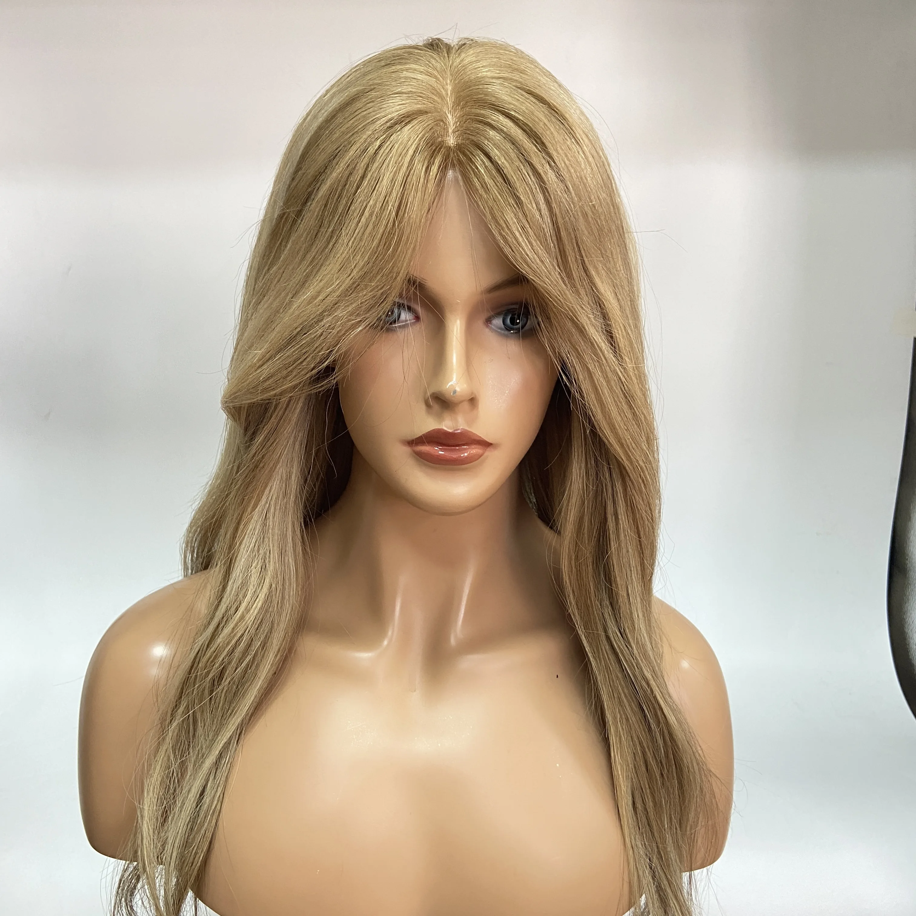 

Top Medical Wig With Silicone Base Silk Base Top Medical Wig Human Hair Medical Wig For Cancer Patients Silicone Base