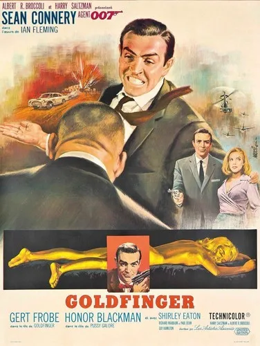 BOND GOLDF Vintage Retro Metall-Blechschild Poster Plakette Garage Wanddekoration A4