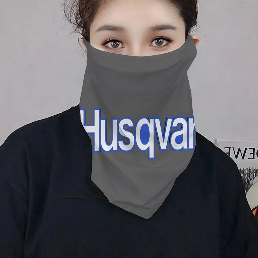 H-HusqvarnaS Logo UV Protection Neck Gaiter Quick Dry Face Mask for Cycling Hiking Skiing Outdoor Activities view 6