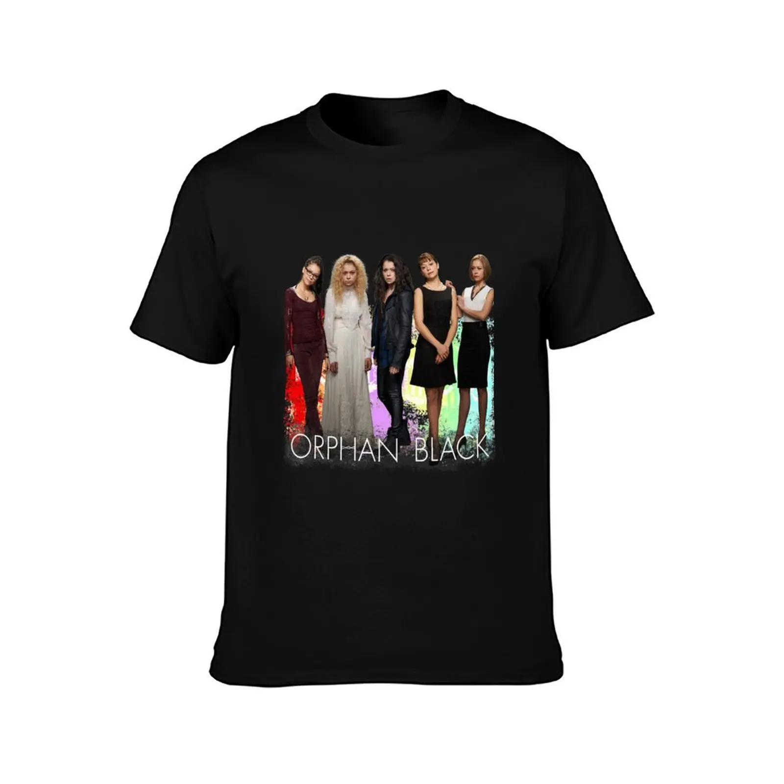 Orphan Black Clones T-Shirt Summer Casual Cotton Tee Oversized Streetwear Tops Vintage Graphic Print Loose Fit Short Sleeve