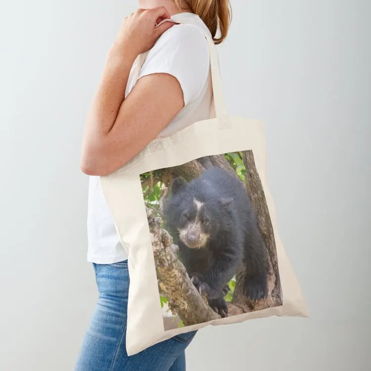 

Andean Bear Cub at the National Zoo Tote Bag tote bag screen supermarket folding bag Shopper Fabric