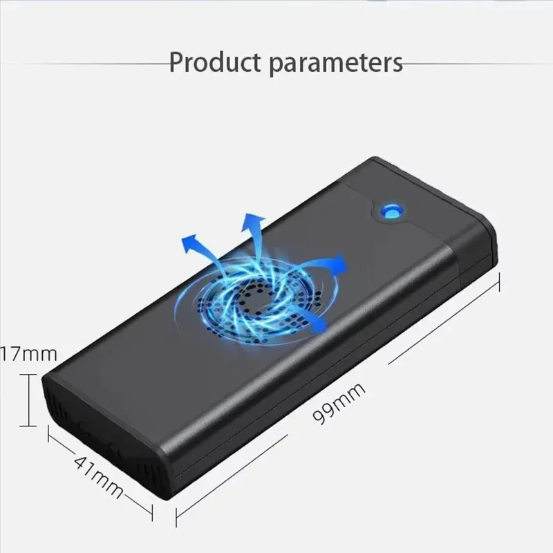 냉각 선풍기 내장 C타입 SSD 인클로저 NVME NGFF SSD 어댑터, M.2 NVME SATA SSD 케이스, 10Gbps, 지지대 M.2 2242 2260 2280