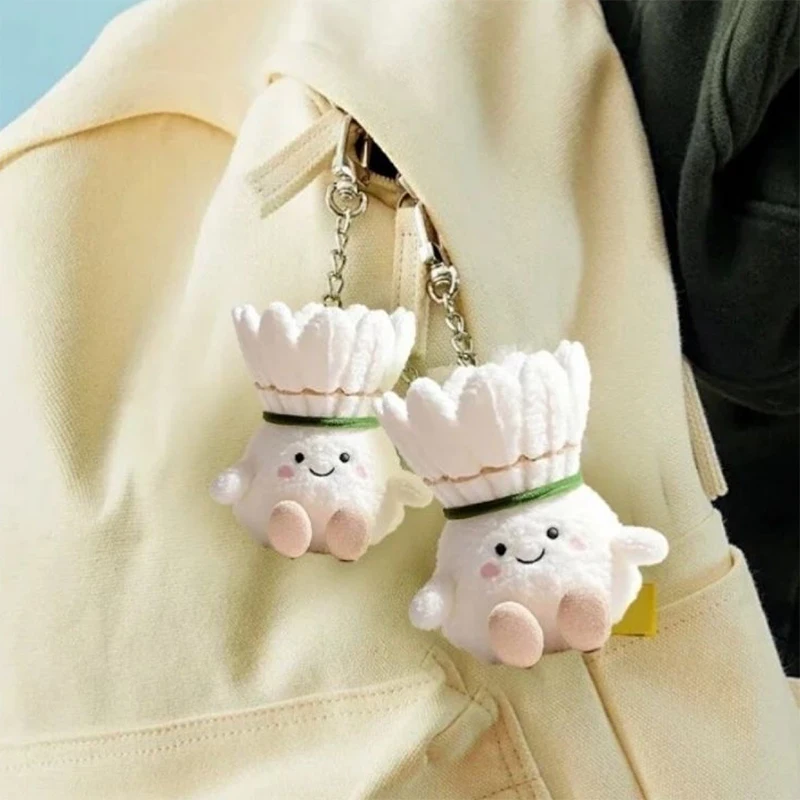 Pluche badminton-cartoonfiguur sleutelhanger van 15 cm; perfect voor rugzakdecoratie of cadeaus