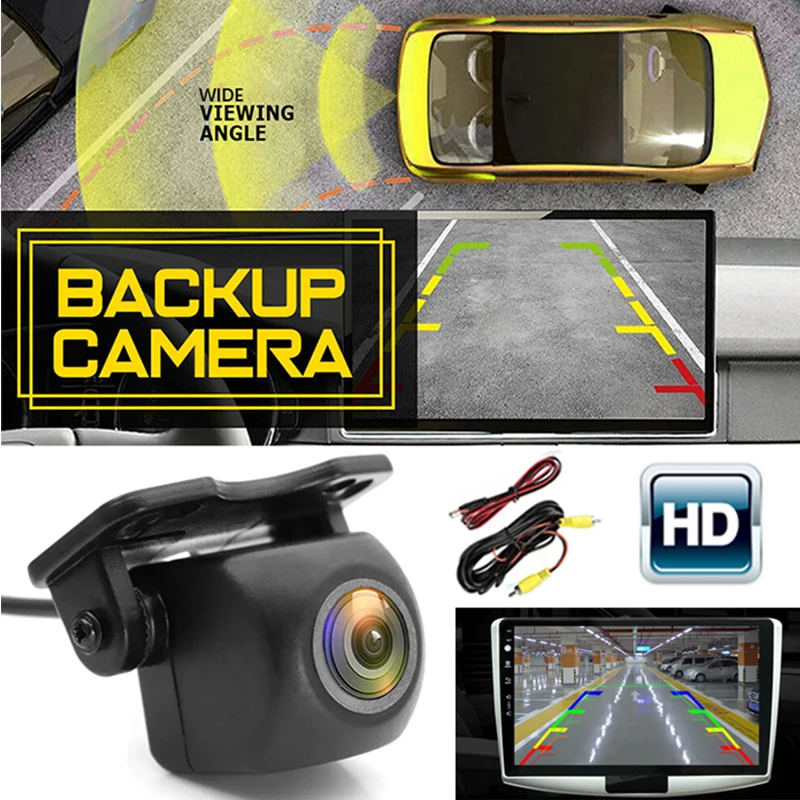 

HD Rear View Backup Camera Universal - Vehicle Backup Cameras for Pickup Truck SUV Car Night Vision Wide Angle - Vehicle Backup