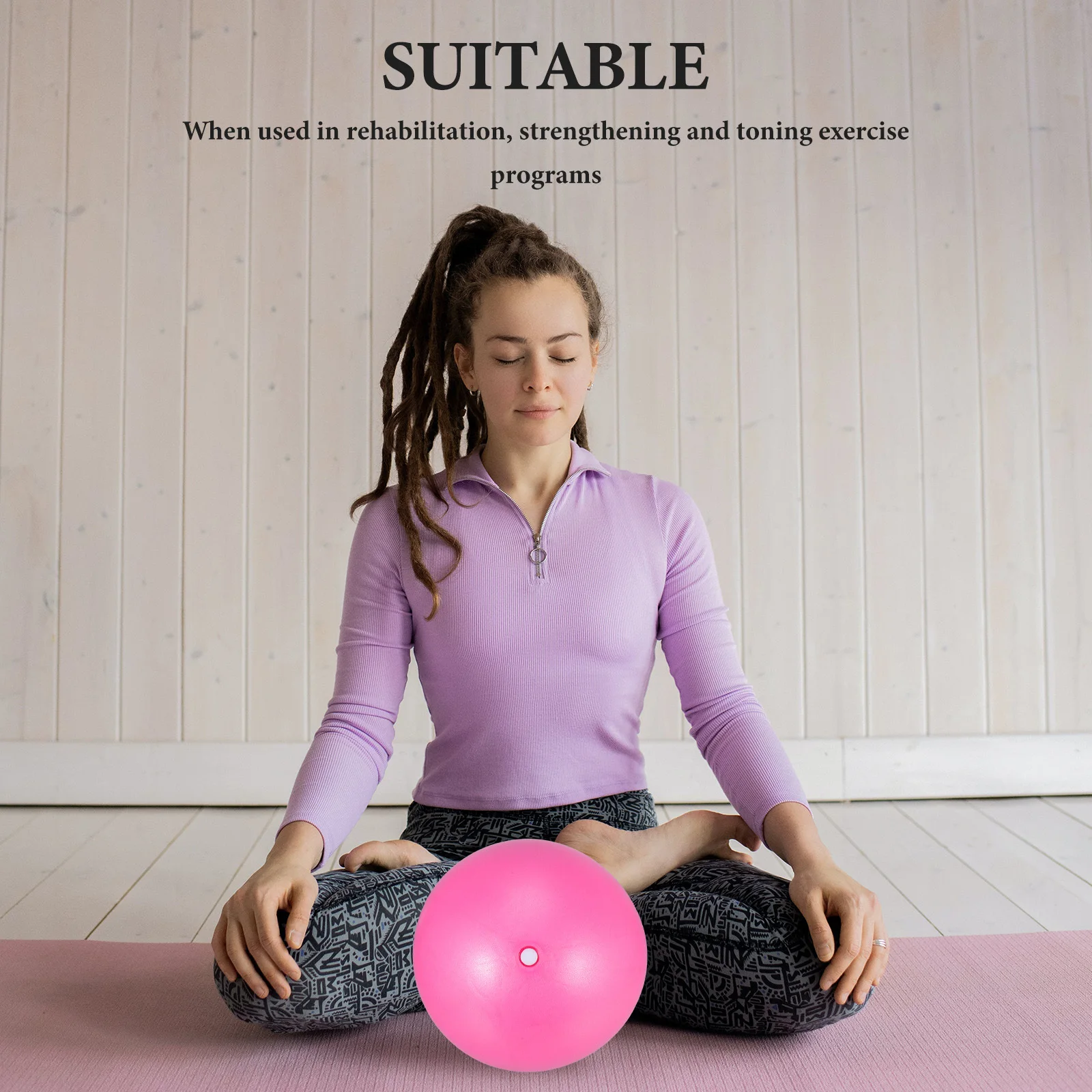 توازن صغير 20 سنتيمتر بولي كلوريد الفينيل الأحمر المضادة للانفجار بيلاتيس ممارسة لتقوية البطن الأساسية اليوغا باري التدريبات إعادة التأهيل