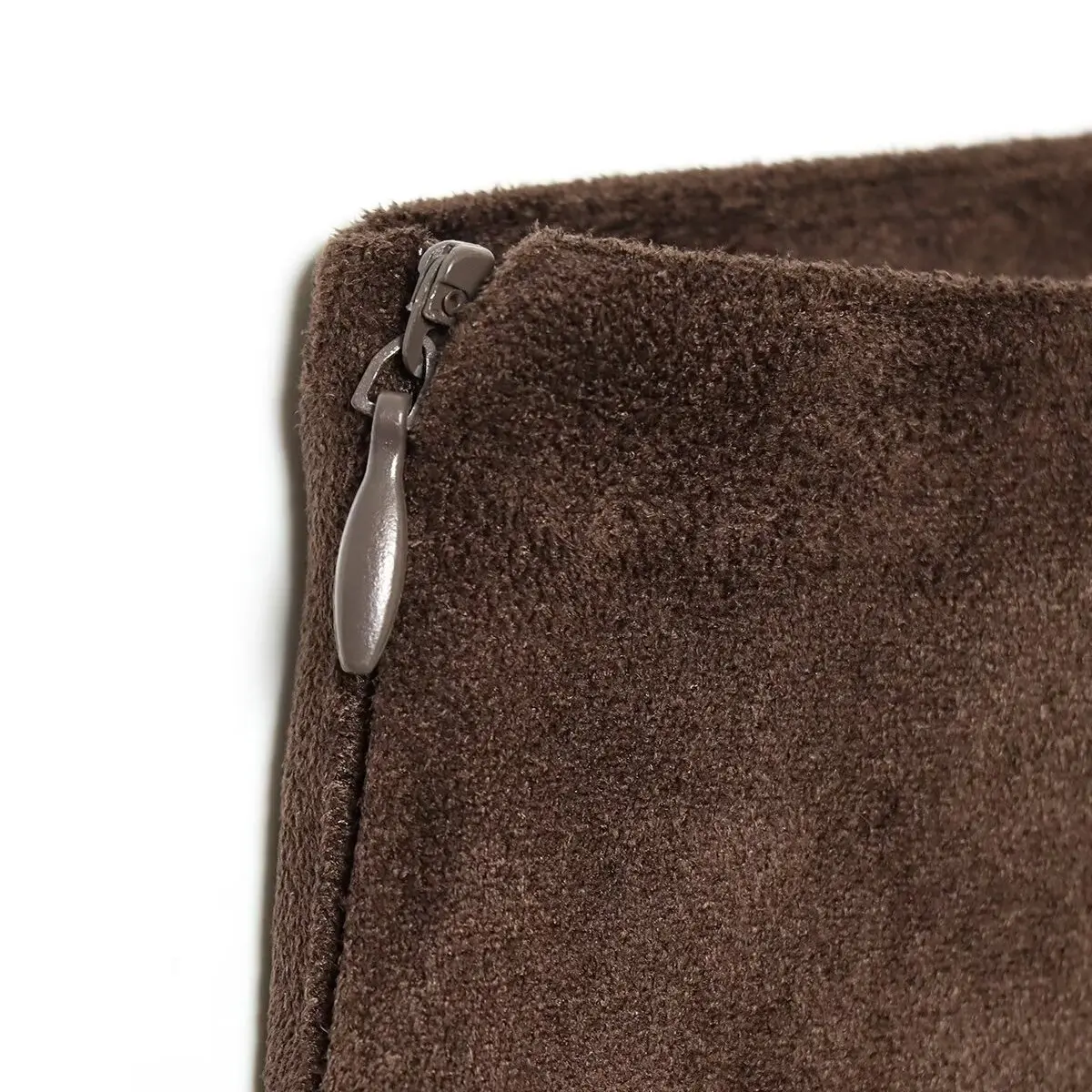 KASLEAD New Asymmetric Velvet Effect Midi Skirt for Women Street Sle Polyester Fiber Ci Commute Stand Fit Winter 2025