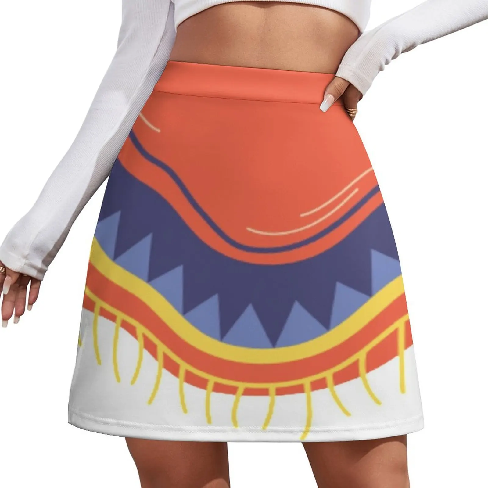 

Kaftan Style Mini Skirt Miniskirt dresses summer woman 2024 women's skirts trend 2024 Clothes for summer