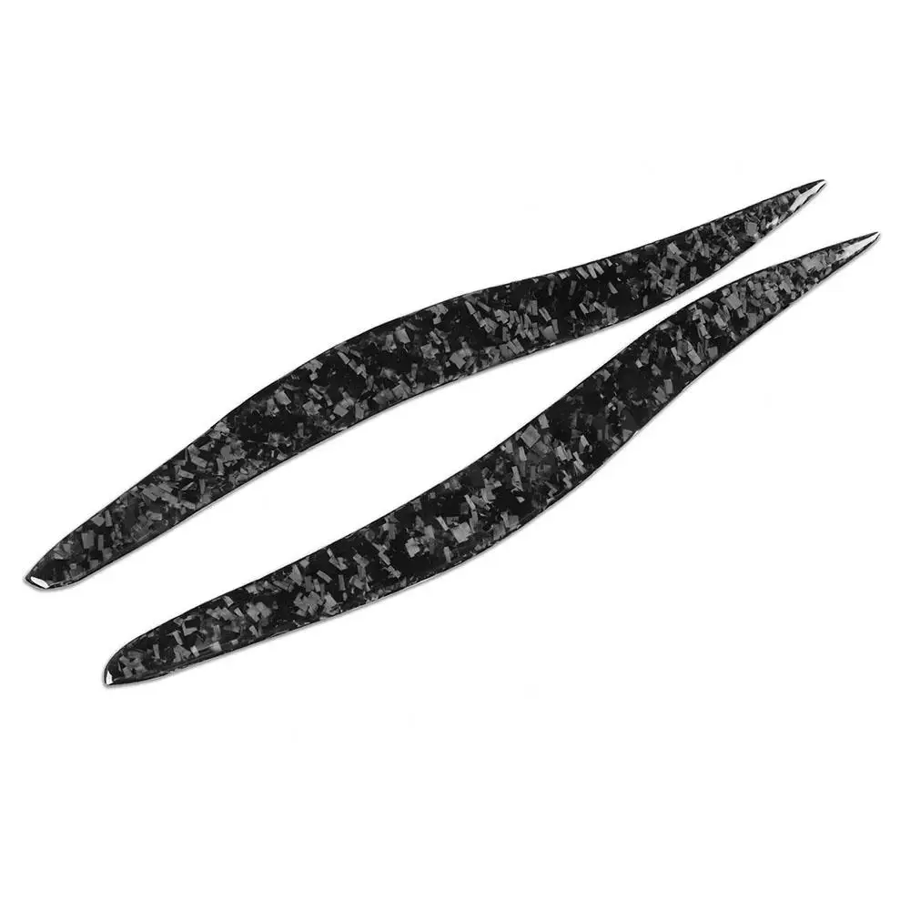 2PCS/Set Front Lamp Eyebrow Headlight Covers Forged Carbon for Lexus IS250 300 2006-2012 Car Styling