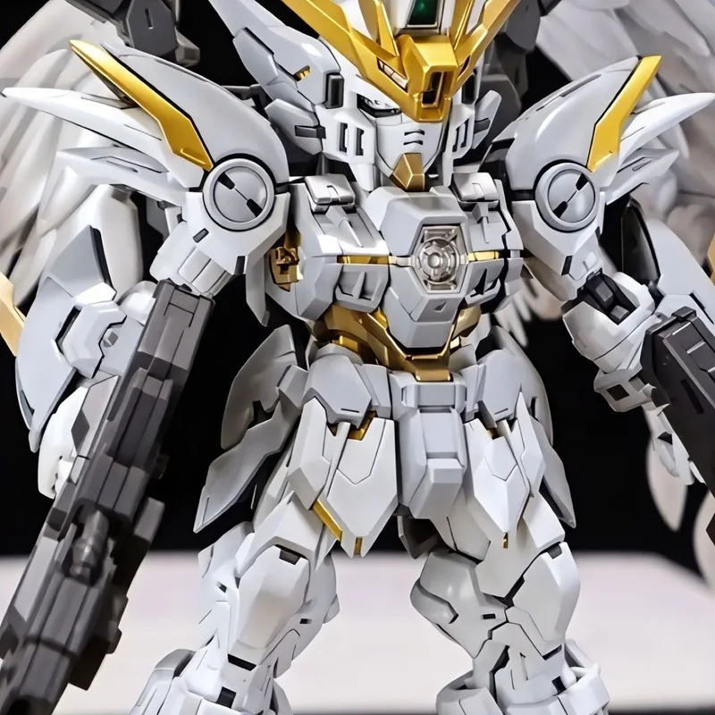 

Gl Mgsd Wing Zero Ew Snow White Модель Комплект масштаба 1/100 Высококачественная игрушка Фигурка Пластиковые модели Наборы игрушек Фигурки героев Подарок