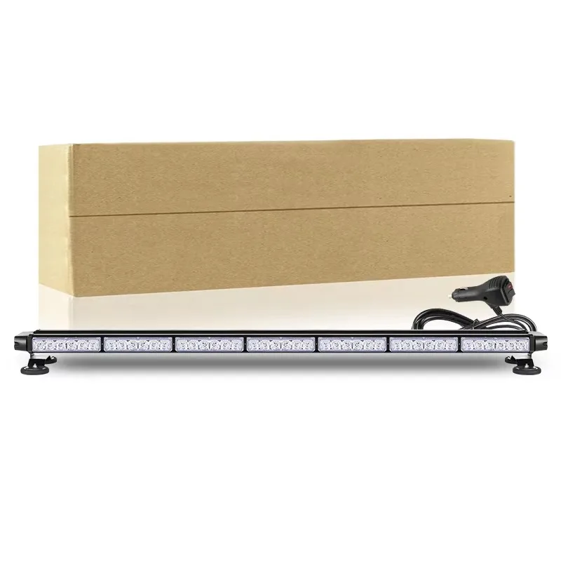 New 43.7-inch LED strobe emergency, car four-sided truck roof grille, red/yellow/blue/white IP65 high protection level