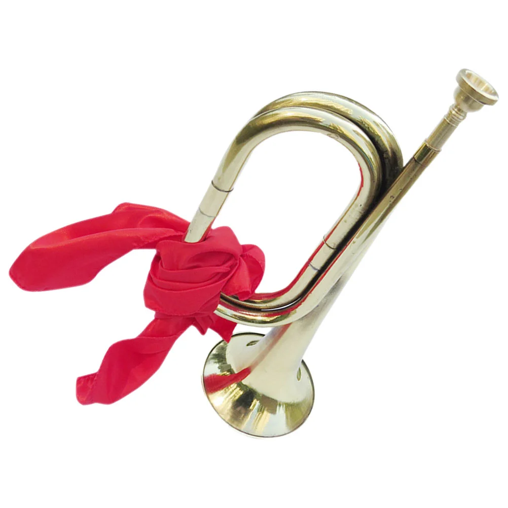 

Bugle Teen Trumpet Band Horn Instrument Wind Golden Stage Performance Instruments