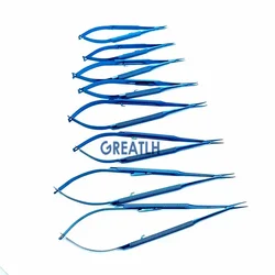 Titanium Castroviejo Needle Holders Ophthalmic tweezer forceps 12cm/14cm/16cm/18cm eye instruments