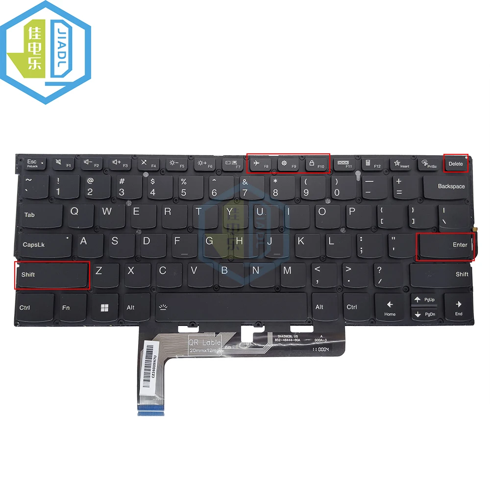 

Клавиатура с подсветкой SP LA US для ноутбука Lenovo IdeaPad Yoga Slim 9 14ITL 9-14ITL05 82D2 82D1 PR4UXB-USA SN20Y70470