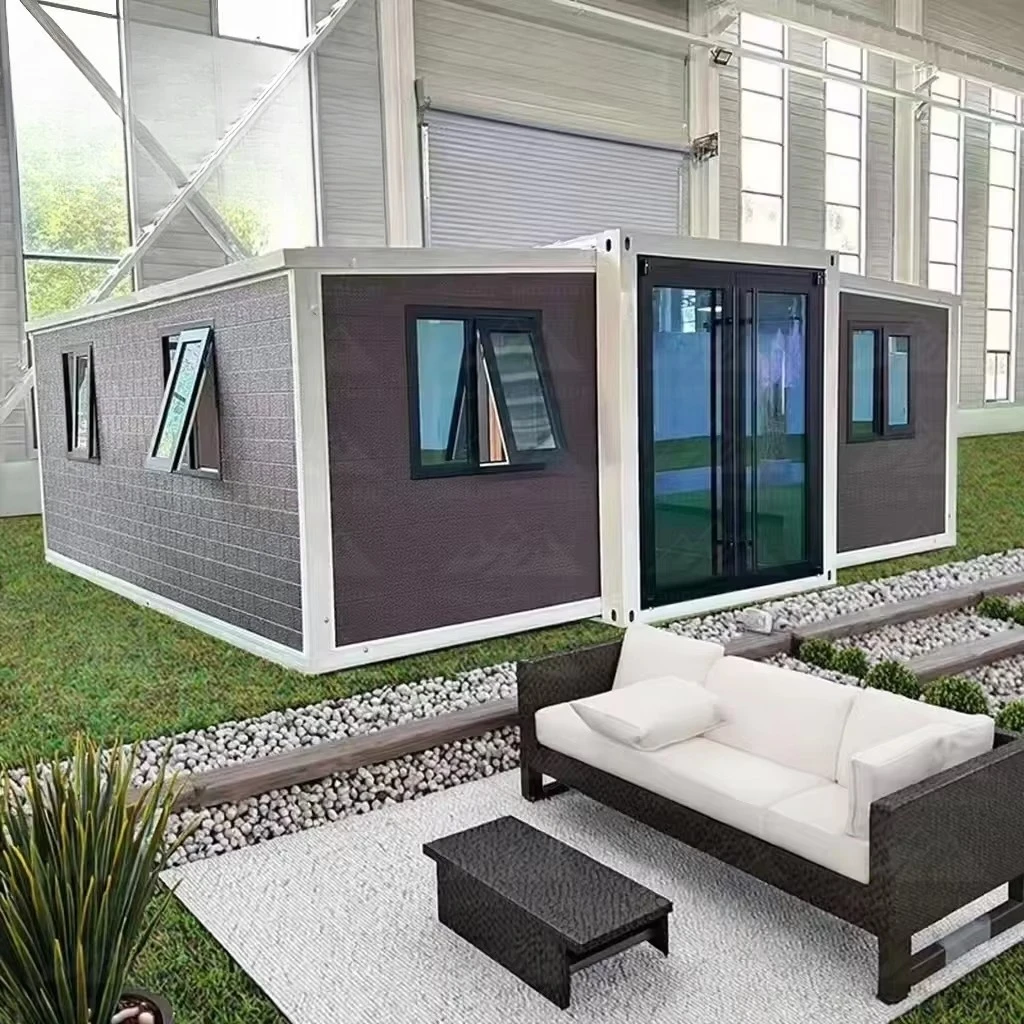Luxury Living 2 Bedroom Prefabricated Expandable Container House High Quality Portable Mobile Tiny Home Made From Steel