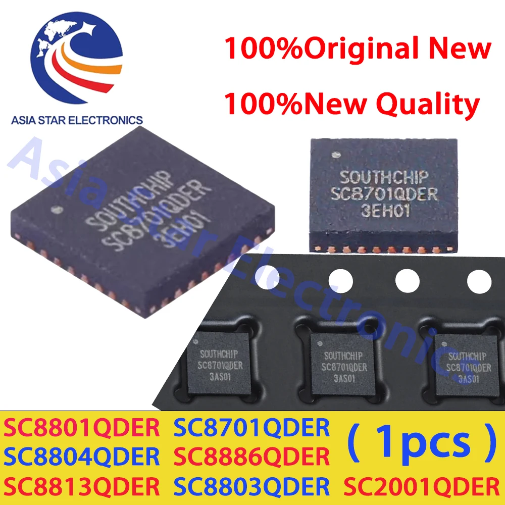 (1piece) 100% New SC8801QDER SC8701QDER SC8804QDER SC8886QDER SC8813QDER SC8803QDER SC2001QDER QFN-32 Package Type Electronic Co
